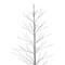 4ft. Pre-Lit White Birch Twig Artificial Christmas Tree, Pure White LED Lights